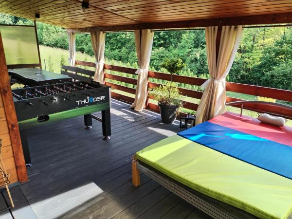 ROZTOCZE, Domek Na Leśnym Wzgórzu, Zwierzyniec, Krasnobród,Zamość, Rezervați Casă de vacanță Hoteluri în Podkarpackie cu parcare, Parcare