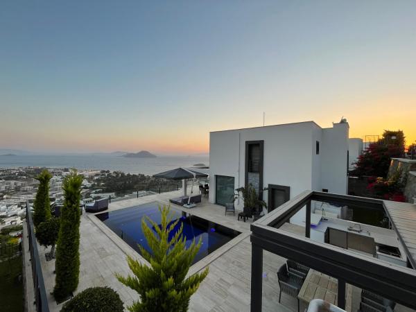 Villa Aylinda with private heated Pool, Rezervați Vilă Bodrum 