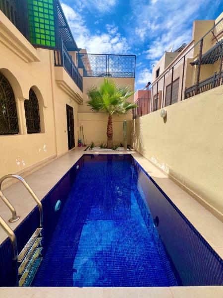 Villa Al Nour avec piscine, Rezervați  Hoteluri în Marrakech-Tensift-Haouz cu piscină, Piscină