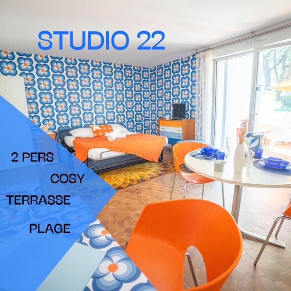Studio 22-Clim-Wifi-Terrasse-Plage, Rezervați  Hoteluri ieftine în Camargue