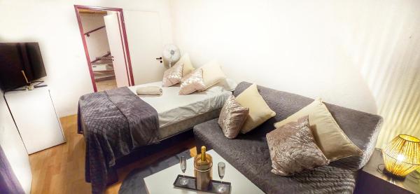 Au 26BIS 2 Appartements MONTREUX 1 Apartment niveau 0 et un autre appartement duplex niveau 1 et 2 15 minutes à pieds du centre de Montreux Lac Léman idéal pour balades en ville Montagne festivals Casino plages ski Fredy Mercury Marché de Noël, Rezervați Apartament Montreux Lavaux