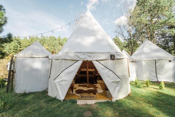 Exclusivo glamping en el bosque, Rezervați Teren de campat Ferrería de Tula 