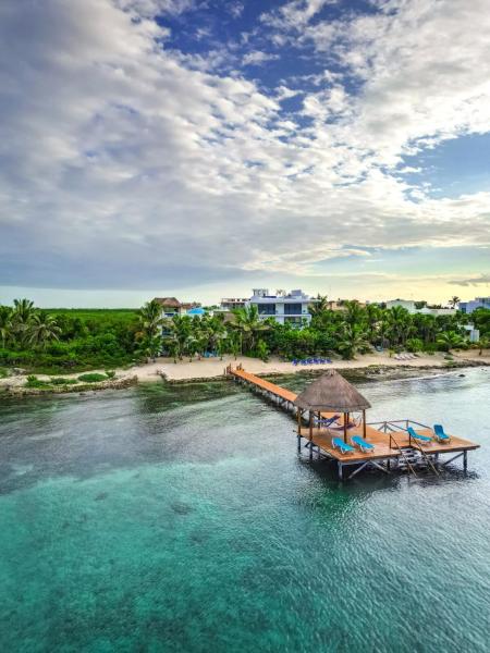 Gorgeous Oceanfront Villa with Private Pool and Dock, Rezervați  Tulum Quintana Roo