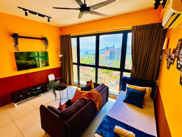 Deluxe Suites with Infinity Pool, Kids' Pool & Sea, Rezervați  Jelutong Penang
