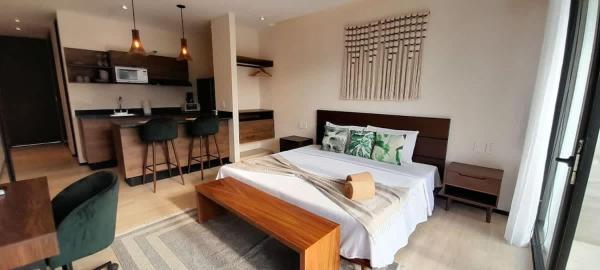 Master King Suite with Common Rooftop Pool Gym Wfi, Rezervați  Tulum Quintana Roo