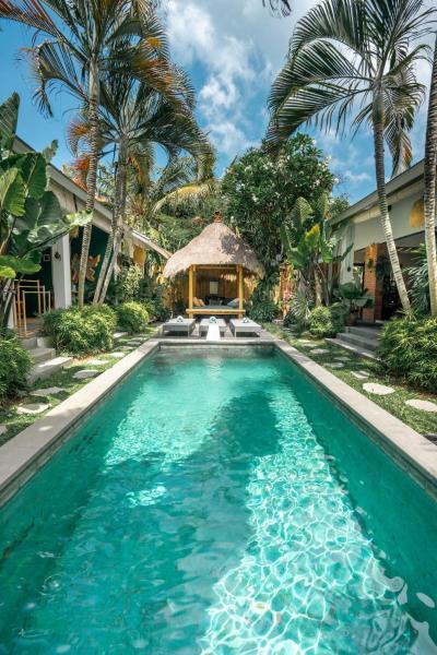 Villa Mint, 3Br Tropical Escape, Near Bintang Supermarket, Rezervați  Hoteluri în Bali cu parcare, Parcare