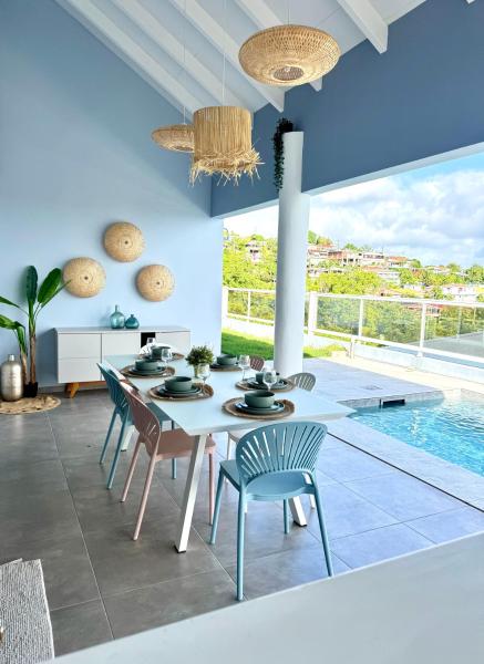 Villa Téloam- Charmante villa avec piscine et vue mer, Rezervați  Hoteluri în Schoelcher cu piscină, Piscină