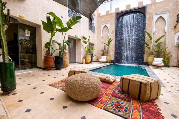 Riad Dar Couscous & SPA, Rezervați  Hoteluri în Marrakech-Tensift-Haouz cu piscină, Piscină