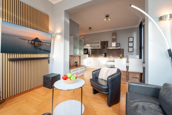 Villa Perkunos, App 12, Rezervați  Hoteluri în Usedom cu parcare, Parcare