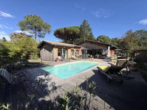 Villa paisible avec piscine chauffée et climatisation à Lège-Cap-Ferret - FR-1-736-65, Rezervați  Le Piquey Aquitaine