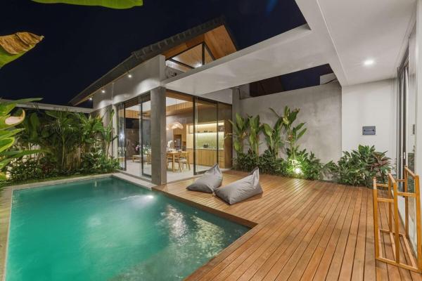 Asri Villa 2BR Nature Retreat With Pool in Ubud, Rezervați  Hoteluri în Bali cu parcare, Parcare