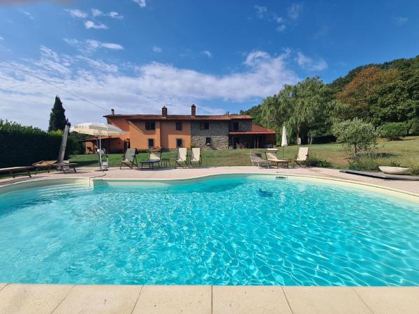 Villa Vindelbono, Rezervați  Hoteluri în Lamoli Di Borgo Pace cu piscină, Piscină