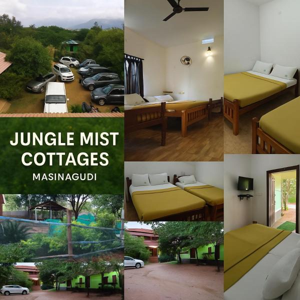 Jungle Mist Cottages, Rezervați  Masinagudi Tamil Nadu