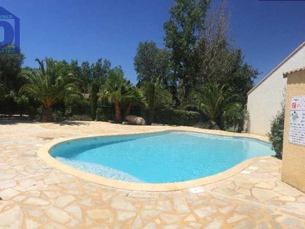 Villa rénovée 4/6 pers, piscine et parking, à 750m de la plage - FR-1-781-73, Rezervați  Hoteluri în Hérault cu piscină, Piscină