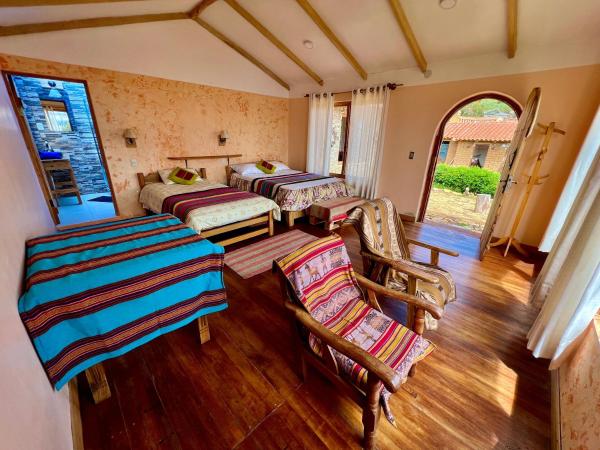 Inkapacha ecohostel cabañas, Rezervați  Comunidad Yumani Isla del Sol Island