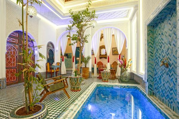 Riad Dar Lefna, Rezervați  Hoteluri în Marrakech-Tensift-Haouz cu piscină, Piscină